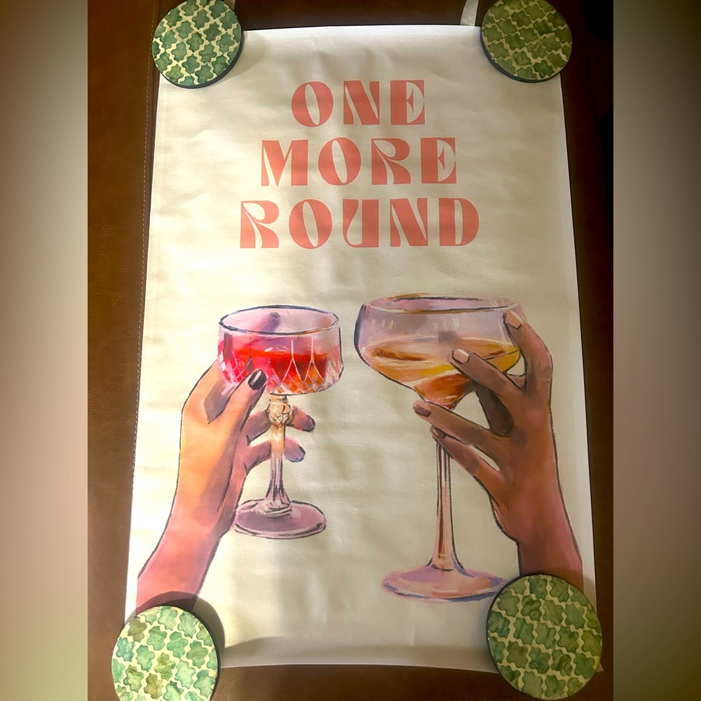 One Mote Round Poster